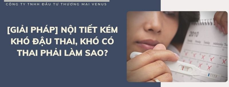 Nội tiết kém khó đậu thai phải làm sao